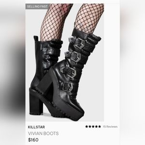 BNIB Killstar Vivian Boots